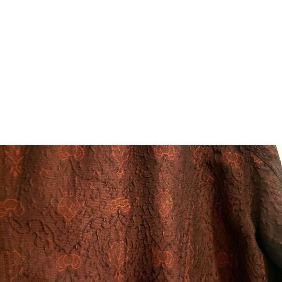 J. Jill Vintage Jacket Wool Blend Womens M Brocade Damask Jacquard Chic Blazer - Picture 10 of 14